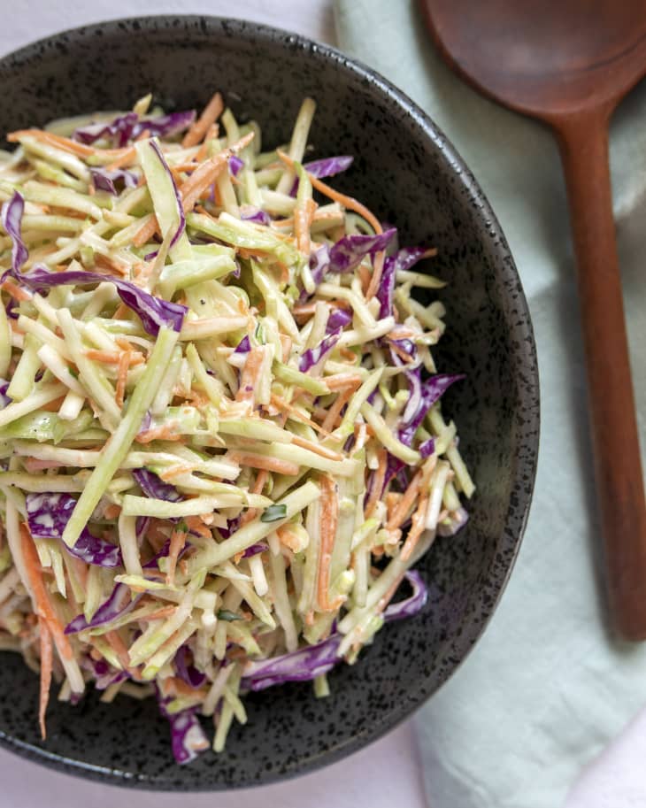 Broccoli Slaw Recipe Quick And Easy Kitchn   Broccoli Slaw 1